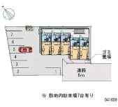 ★手数料０円★函館市富岡町２丁目　月極駐車場（LP）